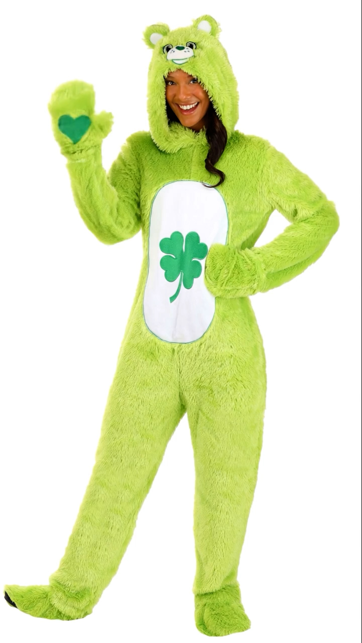 FUN6498AD Ai Care Bears Adult Classic Good Luck Bear Costume